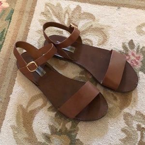 Steve Madden Donddi flat leather sandal
